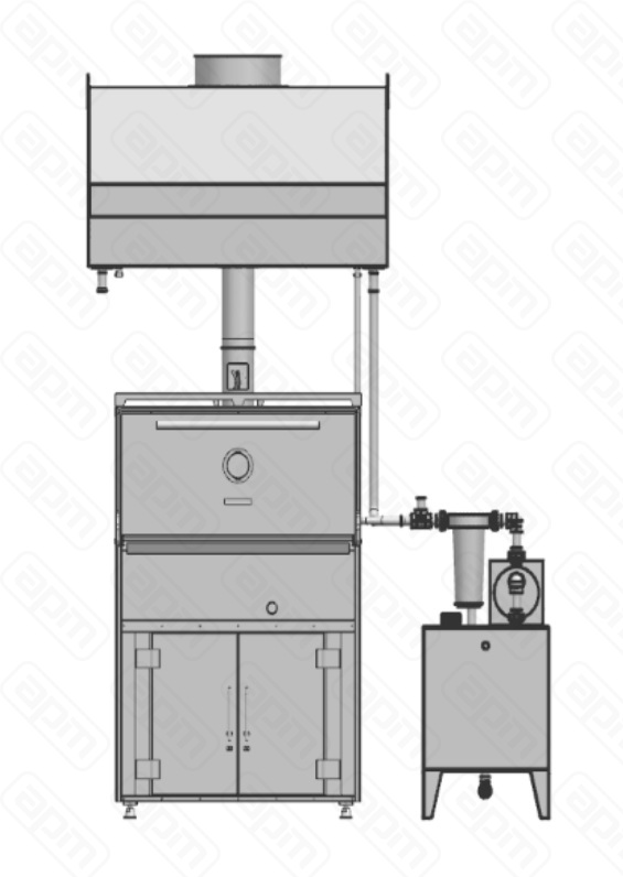 ПЕЧЬ VOLDONE BCJ-45L С ГИДРОФИЛЬТРОМ UHF-45 1
