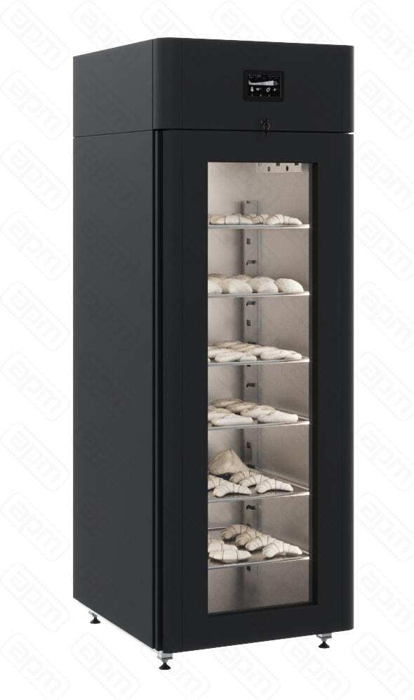 ШКАФ ХОЛОДСО СТЕКЛЯННОЙДВЕРЬЮ POLAIR CS107 BAKERY BR BLACK ТИП 1 С ДИСПЛЕЕМ 5 1001234d