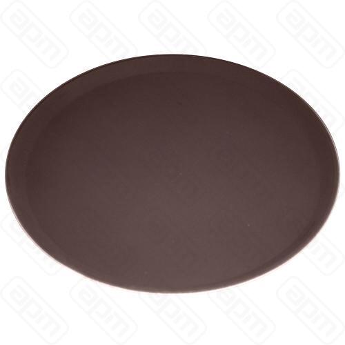 Поднос прорез круглый d 355см коричневый серия Jiwins JW-R1400CT-BR