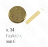 ПРЕСС-ФОРМА SIRMAN TAGLIATELLE 6 MM 28180034