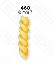 ФОРМА LA MONFERRINA ДЛЯ P3 FUSILLI 7 MM 468 БРОНЗА